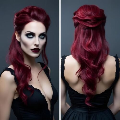 Charming Vampire Hairstyles Every Woman Should Try This Halloween