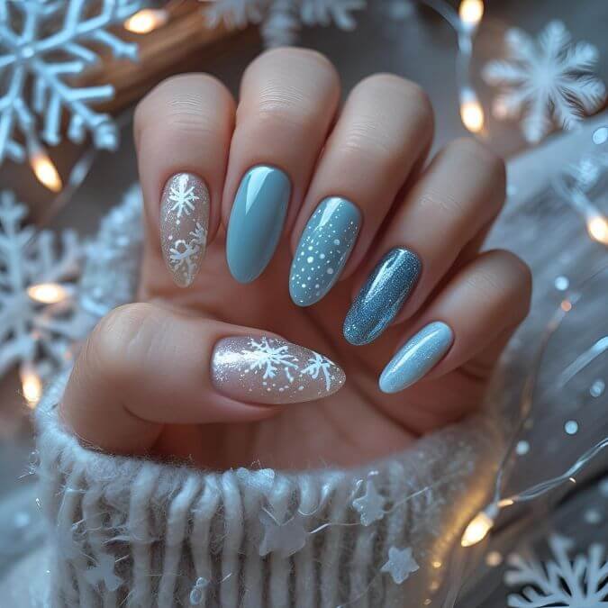 winter nail design