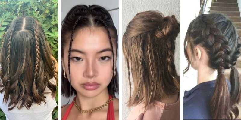 Short Hairstyles With Braids