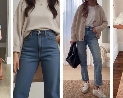 5 ways to wear straight-leg jeans if you’re 5’2