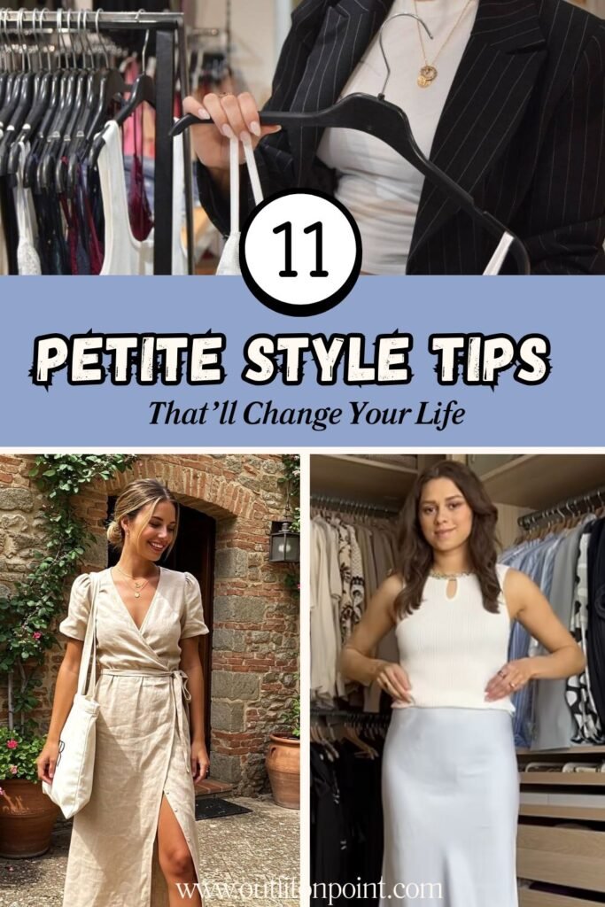 petite style hacks 
https://outfitonpoint.com/petite-style-tips-thatll-change-your-life/