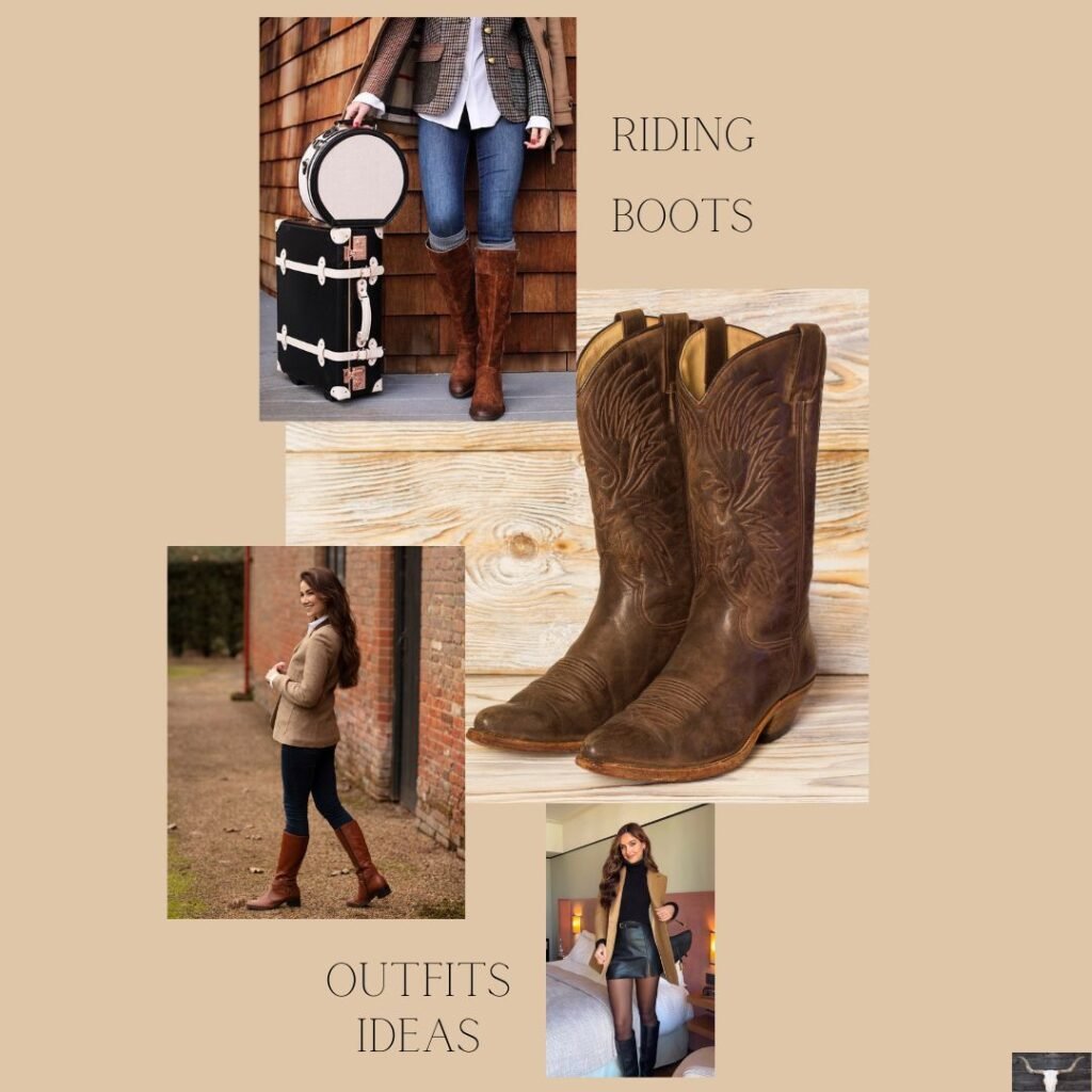 How to Wear Riding Boots 
https://outfitonpoint.com/how-to-wear-riding-boots-this-fall-winter-outfit-ideas/