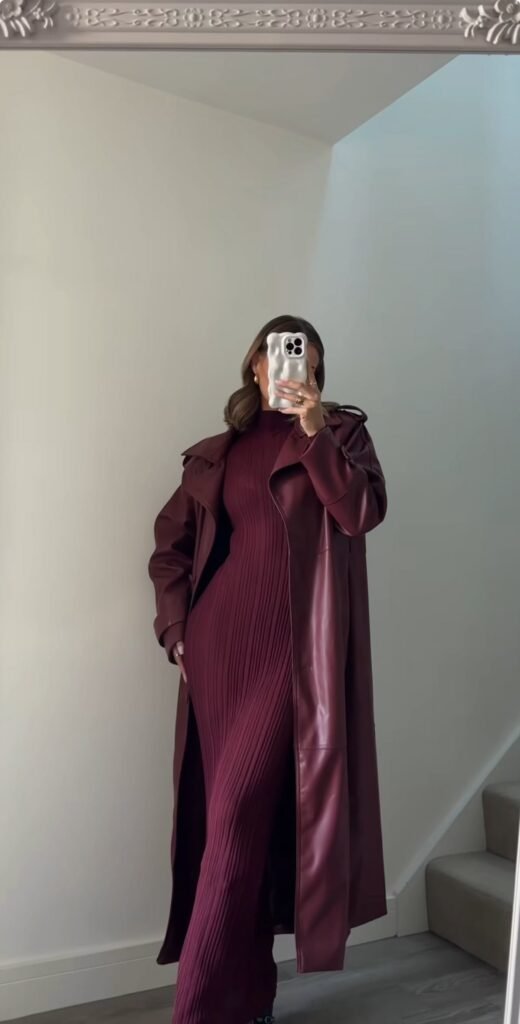 Burgundy Fall Outfits 