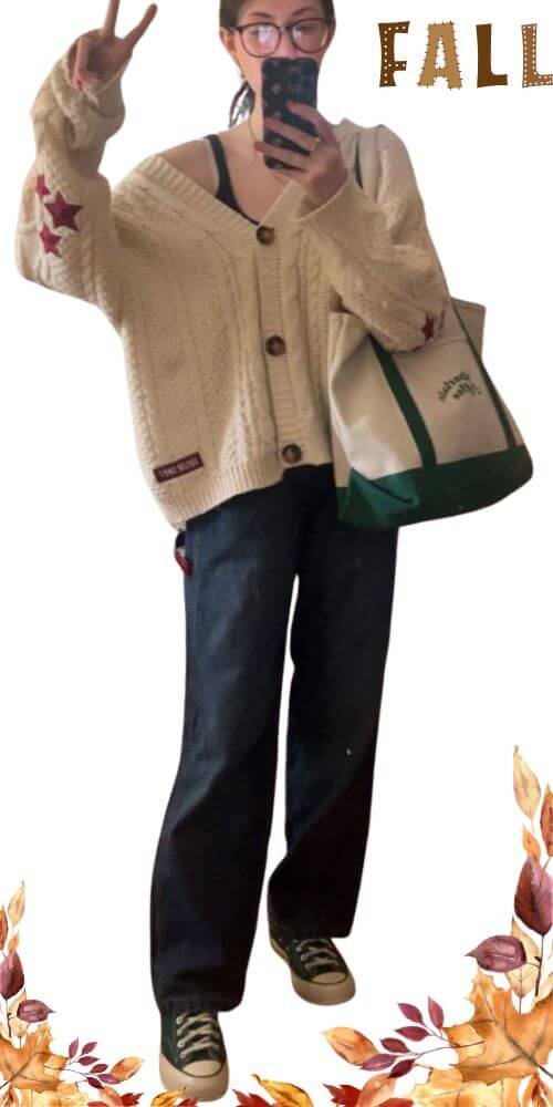 Styling Chunky Sweaters 
https://outfitonpoint.com/how-to-style-chunky-cardigans-for-a-cozy-chic-fall-look/