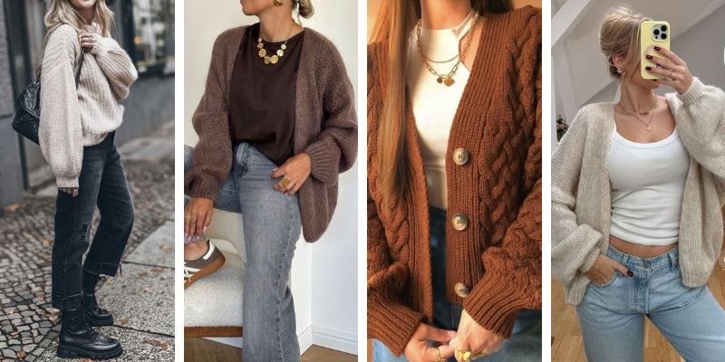 How to Style Chunky Cardigans 
https://outfitonpoint.com/how-to-style-chunky-cardigans-for-a-cozy-chic-fall-look/