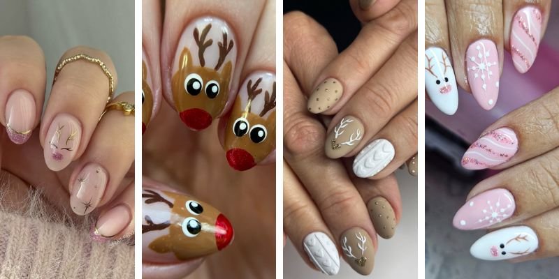 Reindeer Nails 
https://outfitonpoint.com/easy-reindeer-nail-designs-that-look-professional-but-take-minutes/