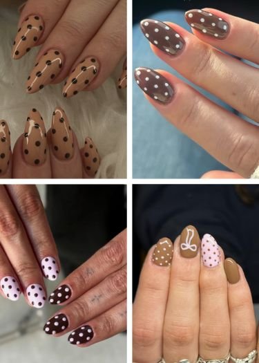 Polka Dot Nail Designs 