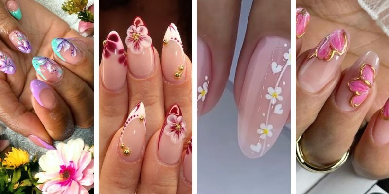 Dreamy Flower Nail Ideas to Try This Season