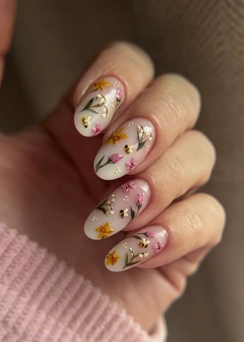 Flower Nails Ideas 
