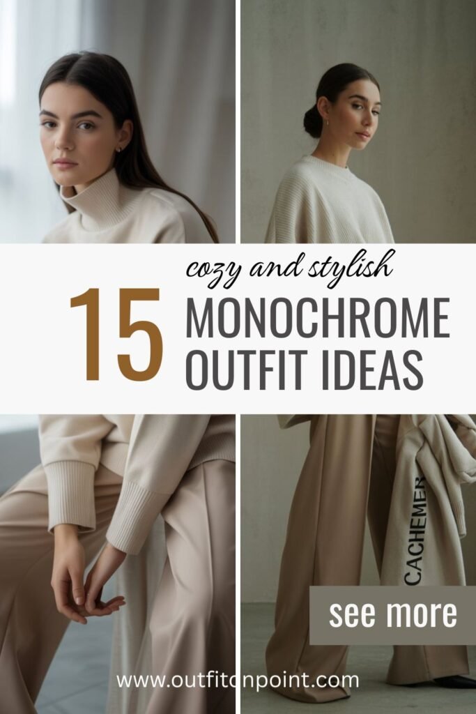 monochrome outfits 
https://outfitonpoint.com/how-to-style-monochrome-outfits-in-fall-and-winter/