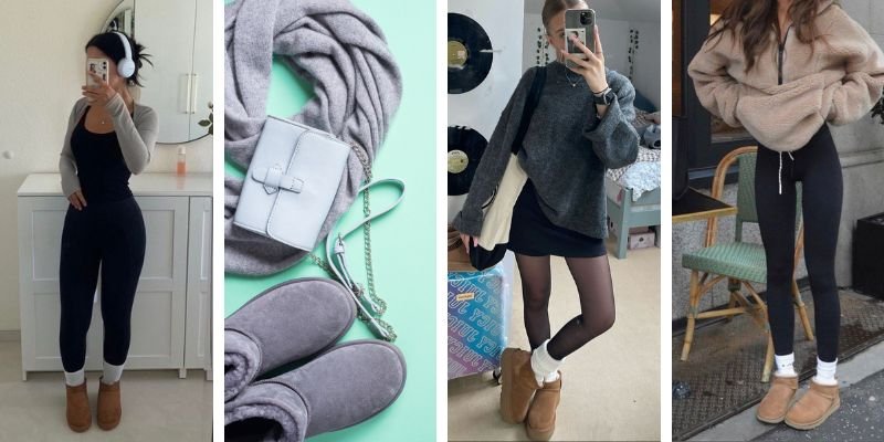 UGG Outfit Ideas 
https://outfitonpoint.com/cute-ugg-outfit-ideas-for-running-errands-coffee-runs/