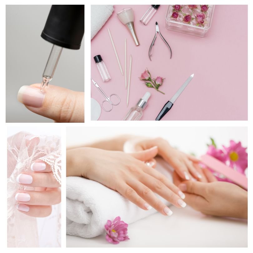 wedding nails 
https://outfitonpoint.com/elegant-engagement-nails-thatll-make-your-ring-pop/