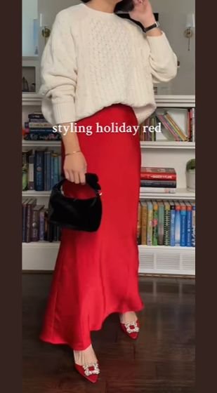 red skirt outfits 
https://outfitonpoint.com/stunning-red-skirt-christmas-outfits-thatll-get-you-all-the-compliments/