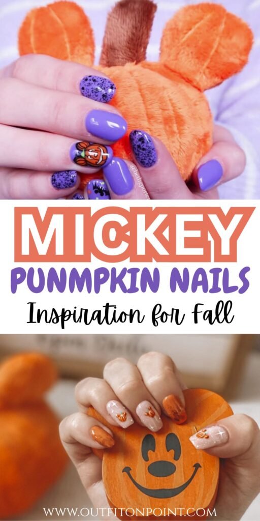 Halloween Disney Nails 
https://outfitonpoint.com/must-try-mickey-pumpkin-nails-for-halloween-season/