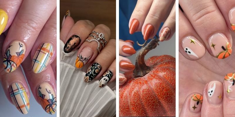 Pumpkin Nails