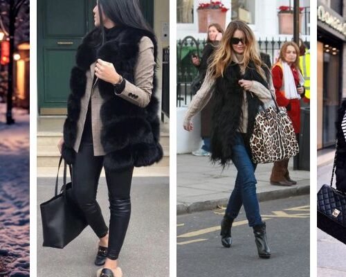How to Style a Black Fur Vest Outfit for Winter