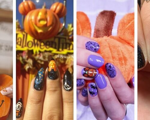 Must-Try Mickey Pumpkin Nails for Halloween Season