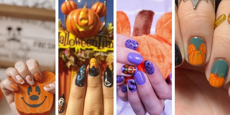 Mickey Pumpkin Nails 
https://outfitonpoint.com/must-try-mickey-pumpkin-nails-for-halloween-season/