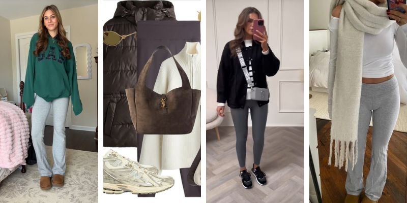 Gray Leggings Outfit