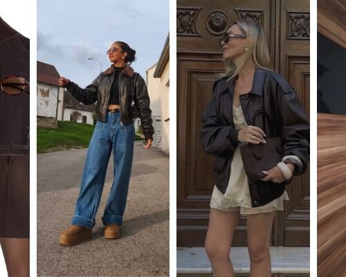 Chic Brown Leather Jacket Outfits for Cold Weather