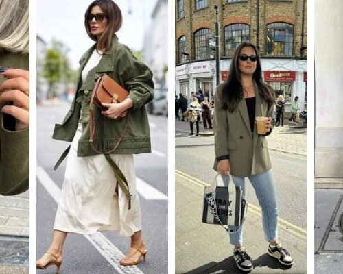 olive green jacket