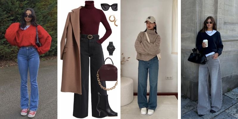 Stylish Winter Outfits with Jeans You Can Wear on Repeat