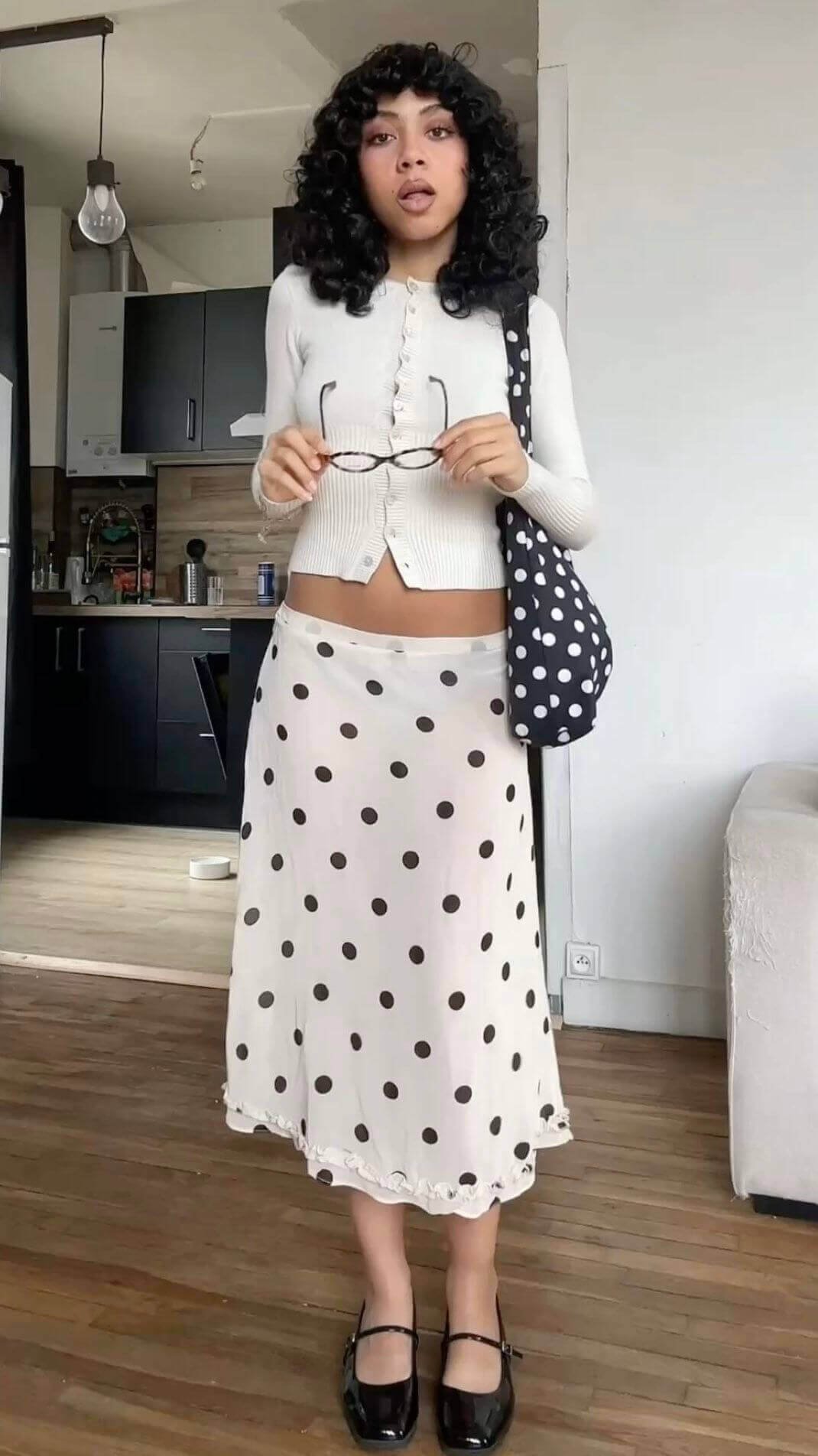 Timeless White Polka Dot Skirt Combinations for Every Occasion - Outfit ...