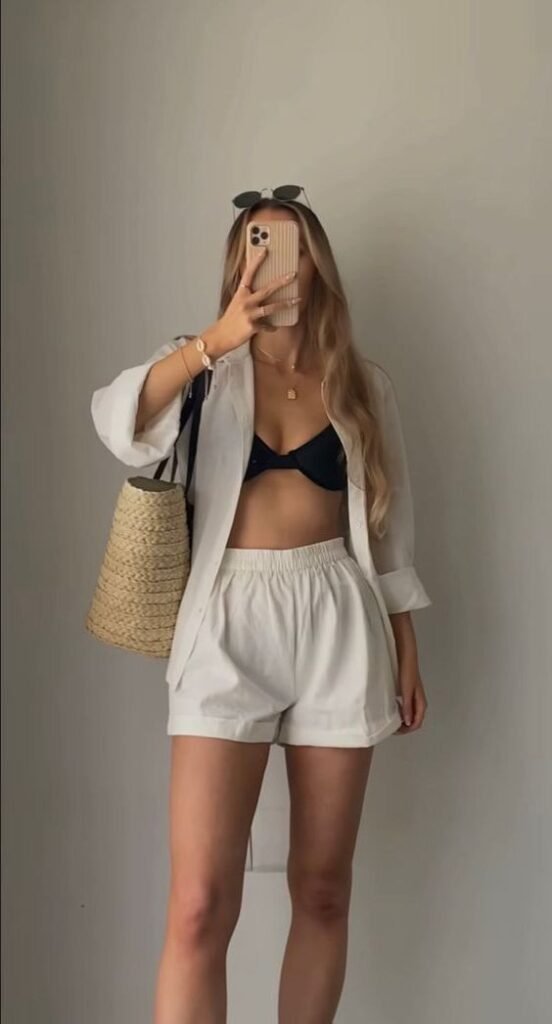 Beach Vacation Outfits 
https://outfitonpoint.com/what-to-actually-wear-on-a-beach-vacation-a-no-stress-packing-guide/