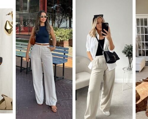 Beige Linen Trousers Outfit