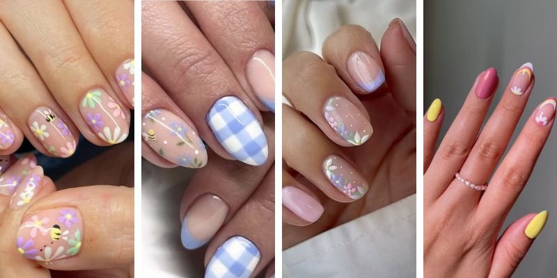 Fun Spring Nails That Are Perfect for Short Nails Too