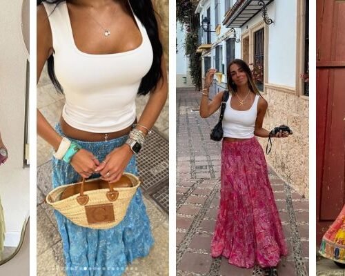 Effortlessly Chic Long Skirt Outfits for Hot Summer Days