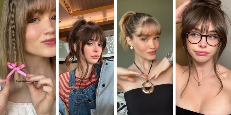 Cute Hairstyles To Do With Bangs