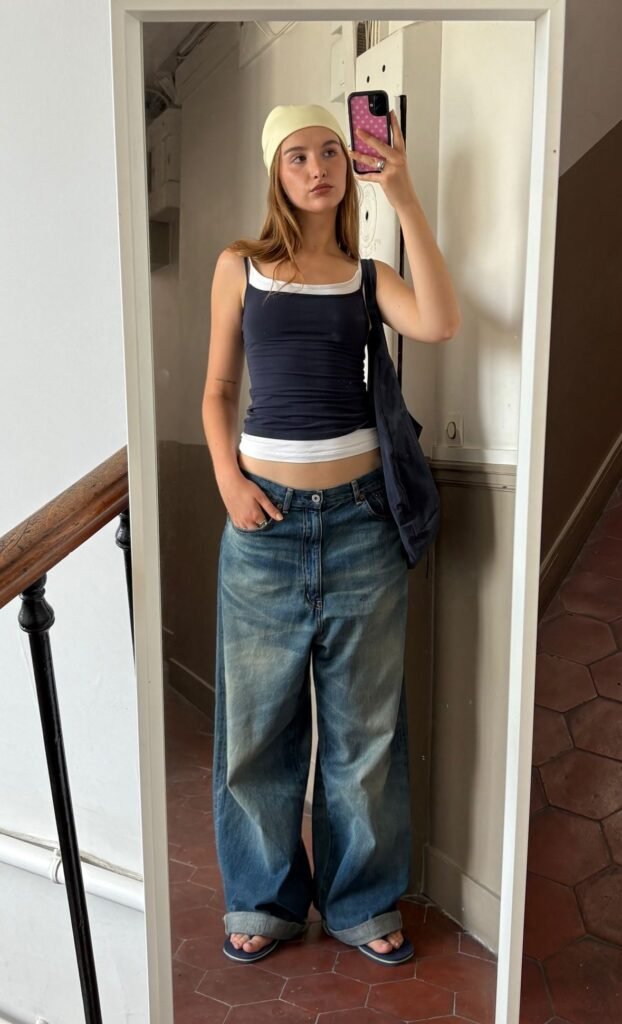 Layered Tank Top Outfits  
https://outfitonpoint.com/layered-tank-top-outfits-inspired-by-the-early-2000s/