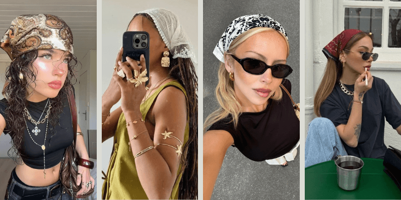 bandana in hair 