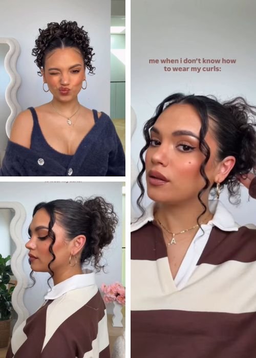 natural hair updo 