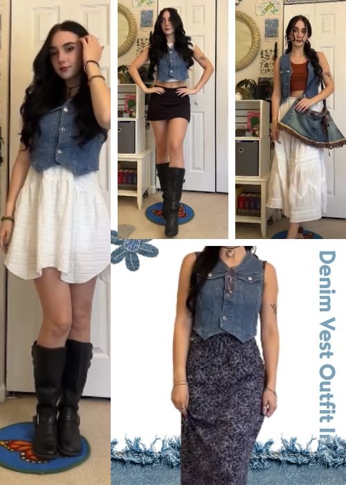 How To Style A Jean Vest 