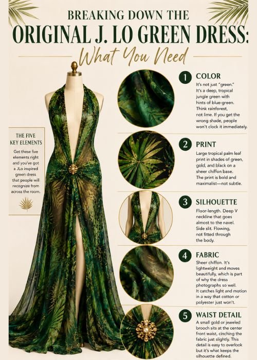J.Lo Green Dress