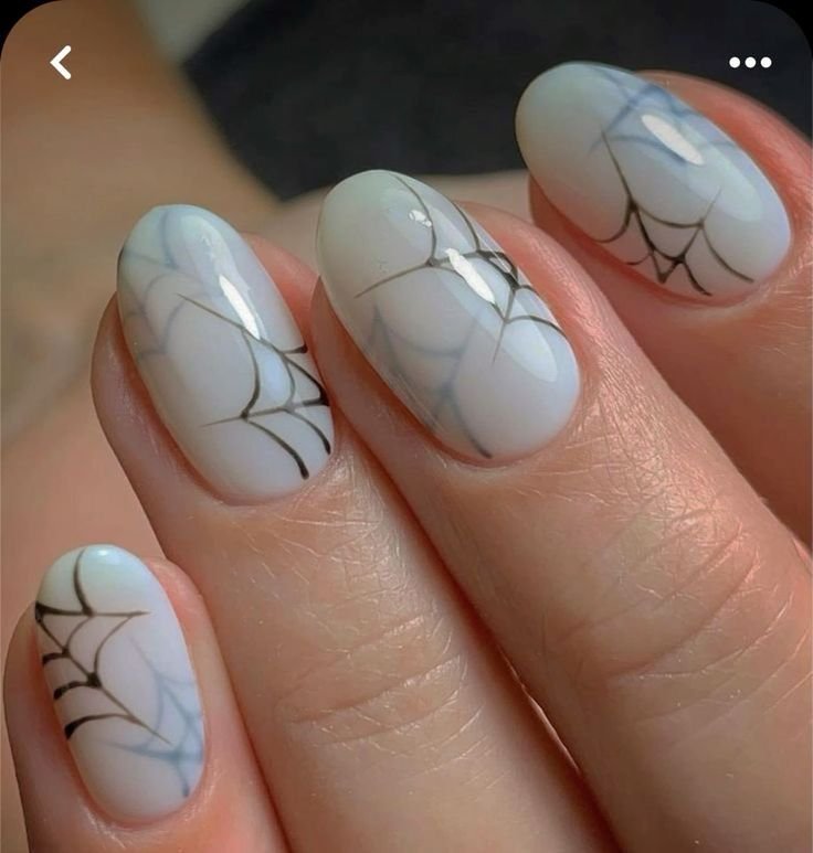 Simple Halloween Nail Designs