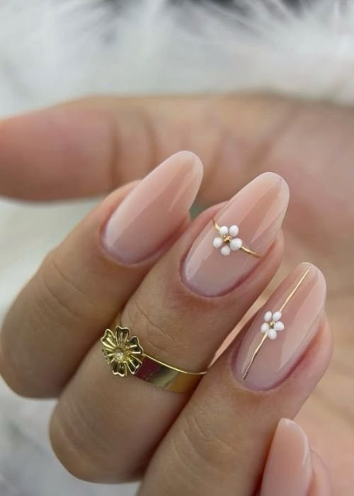 Classy Bridesmaid Nails