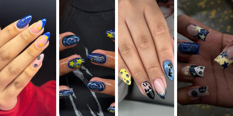 Easy Coraline Nails