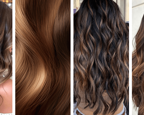 Fall highlights for brown hair