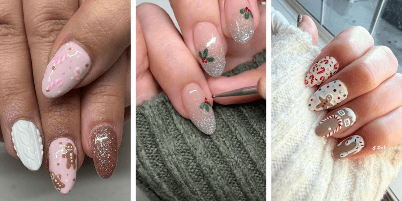 Cute Short Christmas Nails That Are Perfect for the Holidays