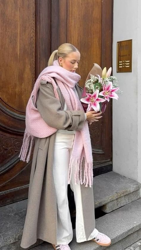 Winter Outfits with Scarves