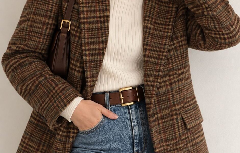 Best Brown Plaid Blazer Outfit Combinations for a Polished Look