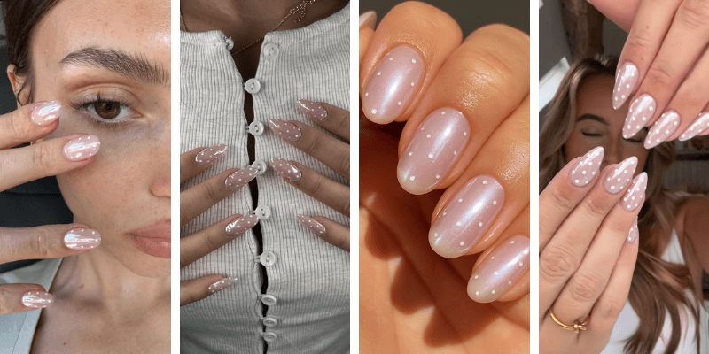 Glazed Polka Dot Nail Ideas That Are Anything But Basic