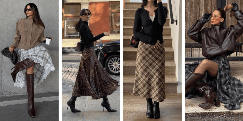 How to Style a Long Skirt with Boots for a Chic Everyday Look